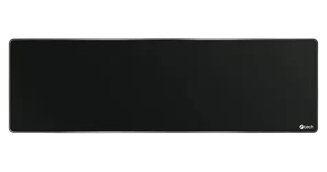 C-TECH MP-01XL černá / Podložka pod myš / 900x270x4mm / obšité okraje