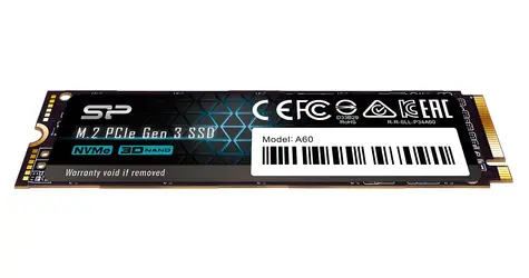 Silicon Power M.2 2280 A60 128GB / Interní SSD / PCIe Gen 3x4 / čtení:2200MBs / zápis:1600MBs