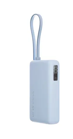Xiaomi Power Bank 10000 Ice Blue / Powerbanka / 67W / integrovaný kabel / 1x USB-C + 1x USB-A