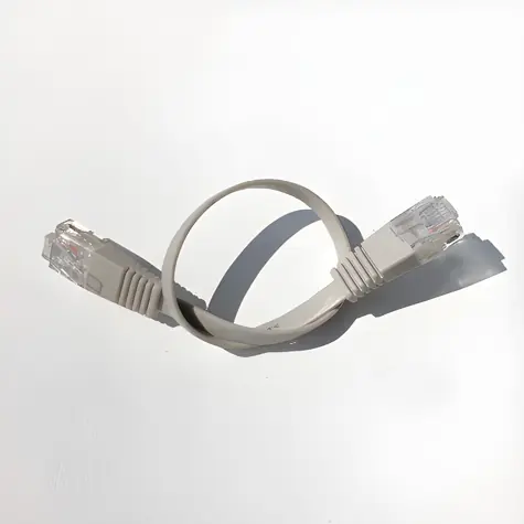 DATACOM Patch kabel UTP CAT6 0,25m šedá / Síťový kabel / Plochý / RJ45