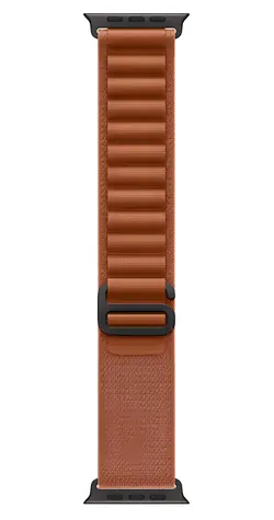 Apple Watch Terra Cotta Alpine Loop Black Titanium S / Řemínek pro Apple Watch / 44/45/46/49mm / 130–160 mm