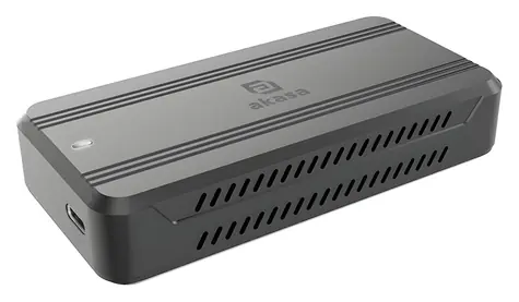 Akasa Aluminium Enclosure USB4 AK-ENU4M2-01 / Kryt M.2 NVMe SSD / USB 4 40 Gb/s / Thunderbolt 3