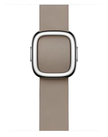 Apple Watch Modern Buckle 41 mm béžová / Řemínek s moderní přezkou / Large / FineWoven