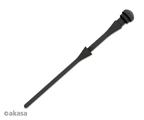 Akasa černá / Antivibrační úchyty pro ventilátory / 60 ks / 73,8 mm