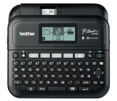 Brother PT-D460BTVP / Tiskárna samolepicích štítků / 180dpi / Bluetooth 5.0 / USB / 6x AA