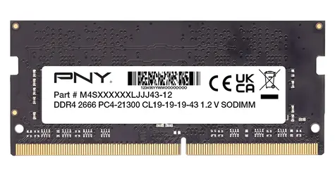 PNY MN8GSD42666 / Operační paměť / 8 GB / DDR4 / 2666 MHz / SO-DIMM / CL19