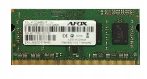 AFOX 8GB (1x8GB) / Operační paměť SO-DIMM / DDR3 / 1866MHz / 1.35V