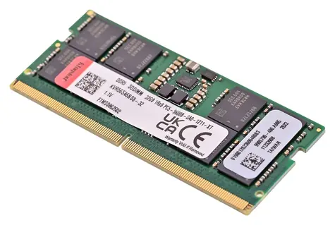 Kingston 32GB (1x 32GB) DDR5 5600 MHz / Operační paměť / CL46 / SO-DIMM / 1.1V / Non-ECC