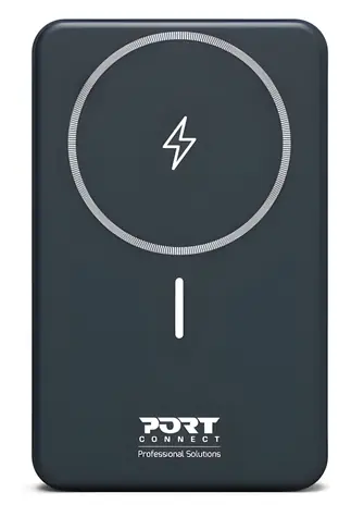 PORT CONNECT bezdrátová 10 000 mAh černá / Powerbanka / Qi2 15W / MagSafe / USB-C PD / USB-A QC