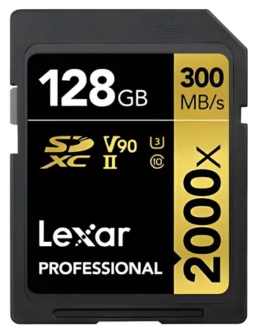Lexar Professional 2000x 128GB / Paměťová karta SDXC / UHS-II / U3 / Class 10