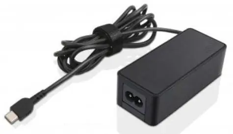 Lenovo 45W AC Adapter 3-pin černá / Napájecí adaptér / USB-C / 100–240 V