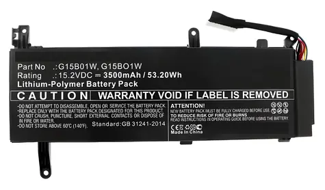 CoreParts Laptop Battery / Baterie pro notebook / Xiaomi Gaming Laptop 7300HQ / Xiaomi Tablet 171502