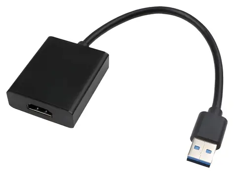MicroConnect USB 3.0 HDMI Graphic černá / Adaptér / Full HD 1920×1080 / 60 Hz