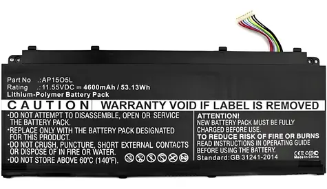 CoreParts Baterie pro notebook Acer Aspire S13 S5-371 černá / Baterie pro notebook