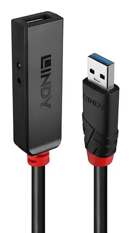 Lindy USB 3.0 aktivní prodlužka / 5m / USB-C