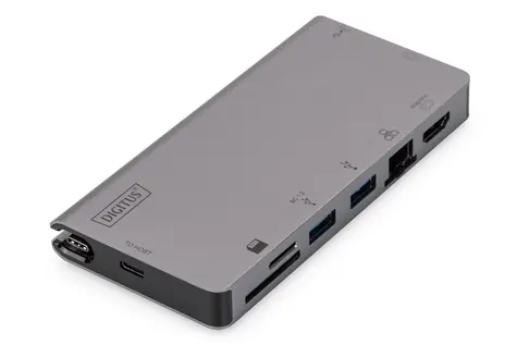 Digitus USB-C Multiport Travel Dock / Dokovací stanice / USB-C