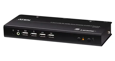 ATEN 2-Port USB 4K HDMI / KVM přepínač / 2x PC / 4x HDMI / USB