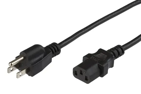 MicroConnect Power Cord US Typ B - C13 0,5 m černá / Americká koncovka