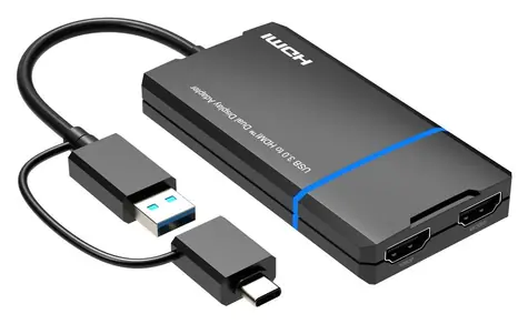 MicroConnect USB-C + USB-A 2in1 / Adaptér / HDMI výstup