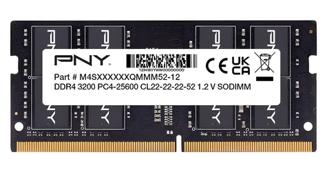 PNY Performance 16GB DDR4 3200MHz / Operační paměť / SO-DIMM / CL22 / 1.2V