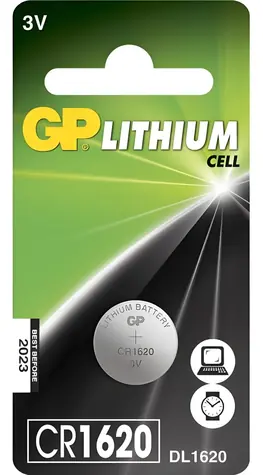 GP CR1620 / Knoflíková baterie / Lithium / 1 ks
