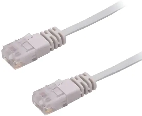 MicroConnect CAT6 U/UTP FLAT 3m šedá / Síťový kabel / RJ-45
