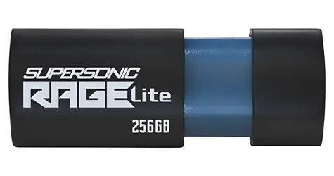 Patriot Rage Lite 512GB černá / Flash disk / USB 3.2 / čtení: 120 MB/s / výsuvný