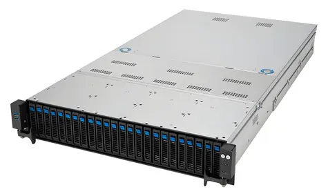 ASUS RS720A-E12-RS24U server šedá / AMD EPYC 9004 / AMD 2x SP5 / 24x DDR5 / 24x 2.5