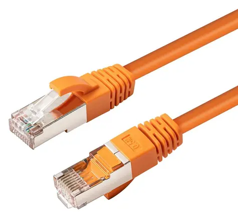 MicroConnect CAT6 S/FTP 1m oranžová / Síťový kabel / RJ-45 / LSZH