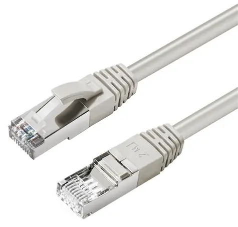 MicroConnect CAT6 S/FTP 1,5m šedá / Síťový kabel / RJ-45 / LSZH plášť
