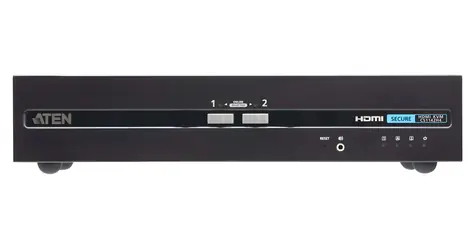 Aten 2-Port USB 4K HDMI Dual / KVM přepínač / 2× PC / 4× HDMI / 4K UHD / HD Audio