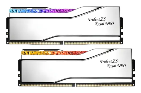 G.Skill Trident Z5 Neo RGB stříbrná 32GB (2x16GB) 8000MHz / DDR5 / CL38-48-48-128 / 1.45V / XMP 3.0 / EXPO