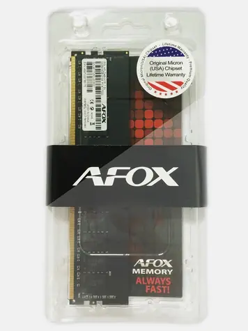 AFOX 8GB (1x8GB) DDR4 2666 MHz / DIMM / 1.2 V / Non-ECC / Un-Registered
