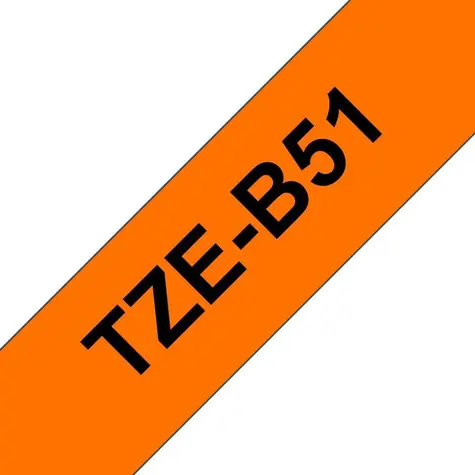Brother TZE-B51 šedá / Páska do tiskárny štítků / Laminovaná / 24 mm / 5 m