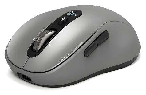 PORT CONNECT Expert & Mac Collection šedá / Bezdrátová myš / Bluetooth / FreeWheel / 3200 DPI / USB-C