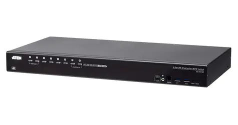 ATEN 8-Port USB True 4K / KVM switch / 8x DisplayPort / 4K 4096×2160 / USB