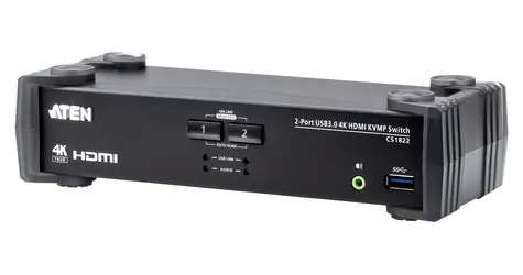 ATEN 2-port USB 3.0 4K HDMI KVMP / KVM switch / 4096×2160 / HD Audio