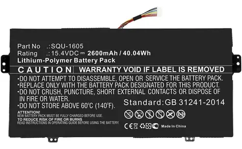 CoreParts černá / Baterie pro notebook / Acer Swift SF713-51