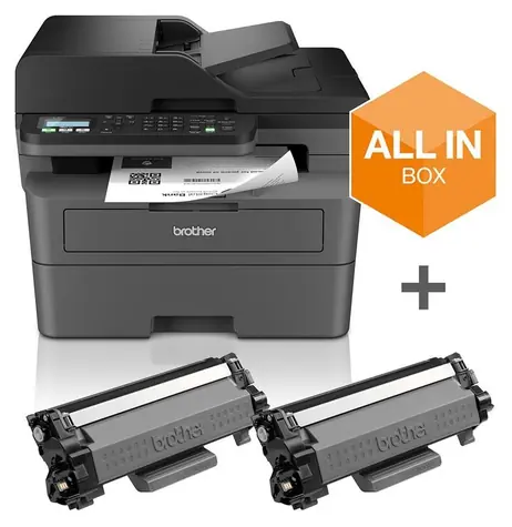 Brother MFC-L2827DWXL / Černobílá laserová multifunkce / A4 / 1200 x 1200 dpi / 32 str./min / duplex / USB / LAN / Wi-Fi