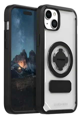 Rokform Crystal čirá / Kryt pro iPhone 15 Plus / MagSafe / vojenská ochrana MIL-STD / RokLock