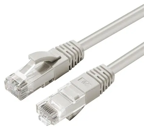 MicroConnect CAT6a U/UTP 3m šedá / LSZH