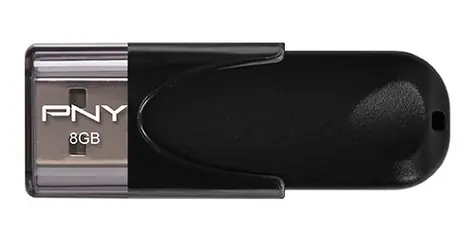 PNY Attaché 4 8GB černá / Flash disk / USB 2.0
