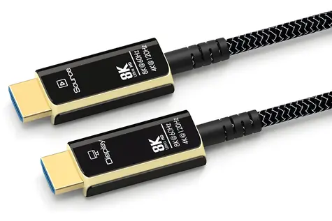 PremiumCord HDMI 2.1 kabel / Ultra High Speed / optický fiber / 8K@60Hz / zlacené konektory / 15 m