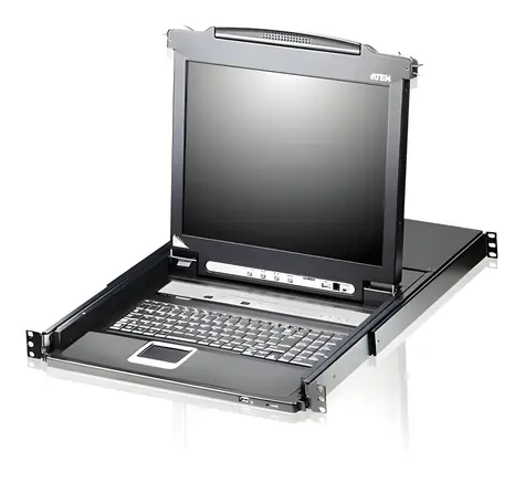 ATEN LCD KVMP Switch 8-port černá / KVM switch / 19