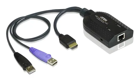 Aten HDMI USB Virtual Media / KVM adaptér / USB / HDMI / RJ-45