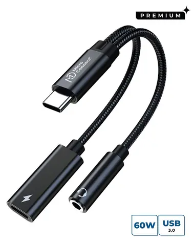 MicroConnect USB-C to USB-C Premium PD černá / Kabel USB-C / 13 cm / Power Delivery