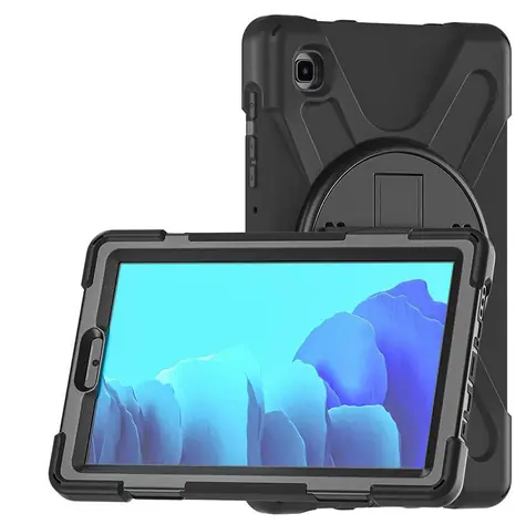 eSTUFF Galaxy Tab A7 Lite Austin černá / Pouzdro / pro Samsung Galaxy Tab A7 Lite / polykarbonát / s ramenním popruhem