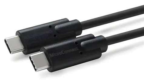 MicroConnect USB-C (M) - USB-C (M) černá / Kabel / 3 m / 10000 Mbit/s