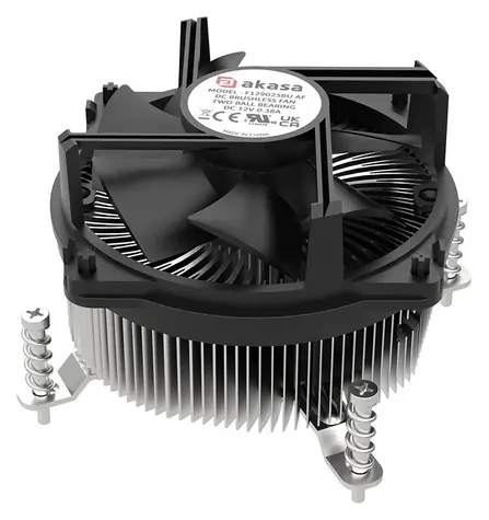Akasa AK-CC6620BP01 / Chladič CPU / Intel LGA1851 / LGA1700 / 100W TDP / 90mm PWM