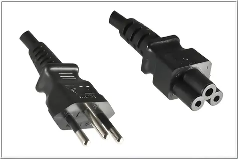 MicroConnect Power Cord Brazil typ N - C5 1.8m černá / Brazilská koncovka